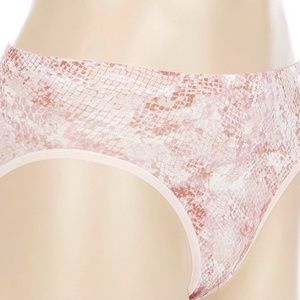 NWT MODERN MOVEMENT Snake Skin Hi Cut Panties
